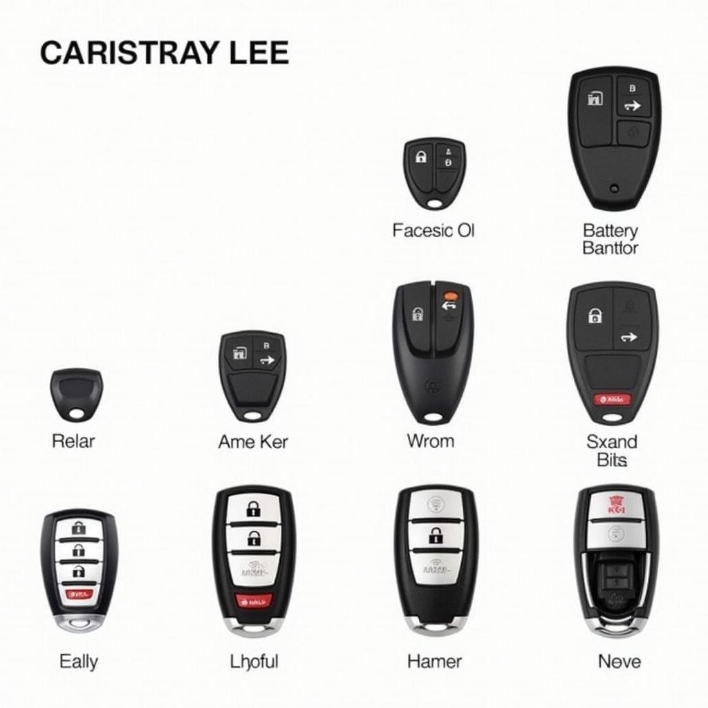 Cadillac Key Fob Types and Battery Compartments