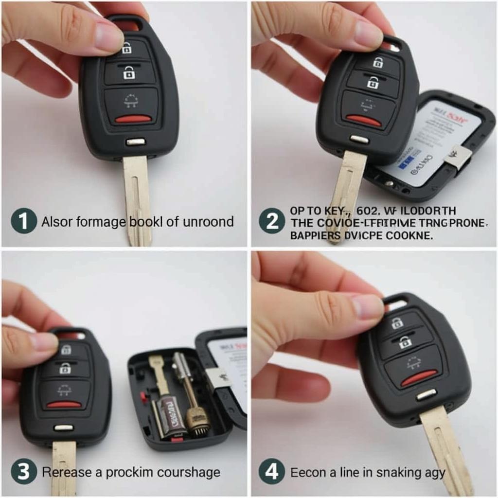 replacing a cadillac srx key fob battery