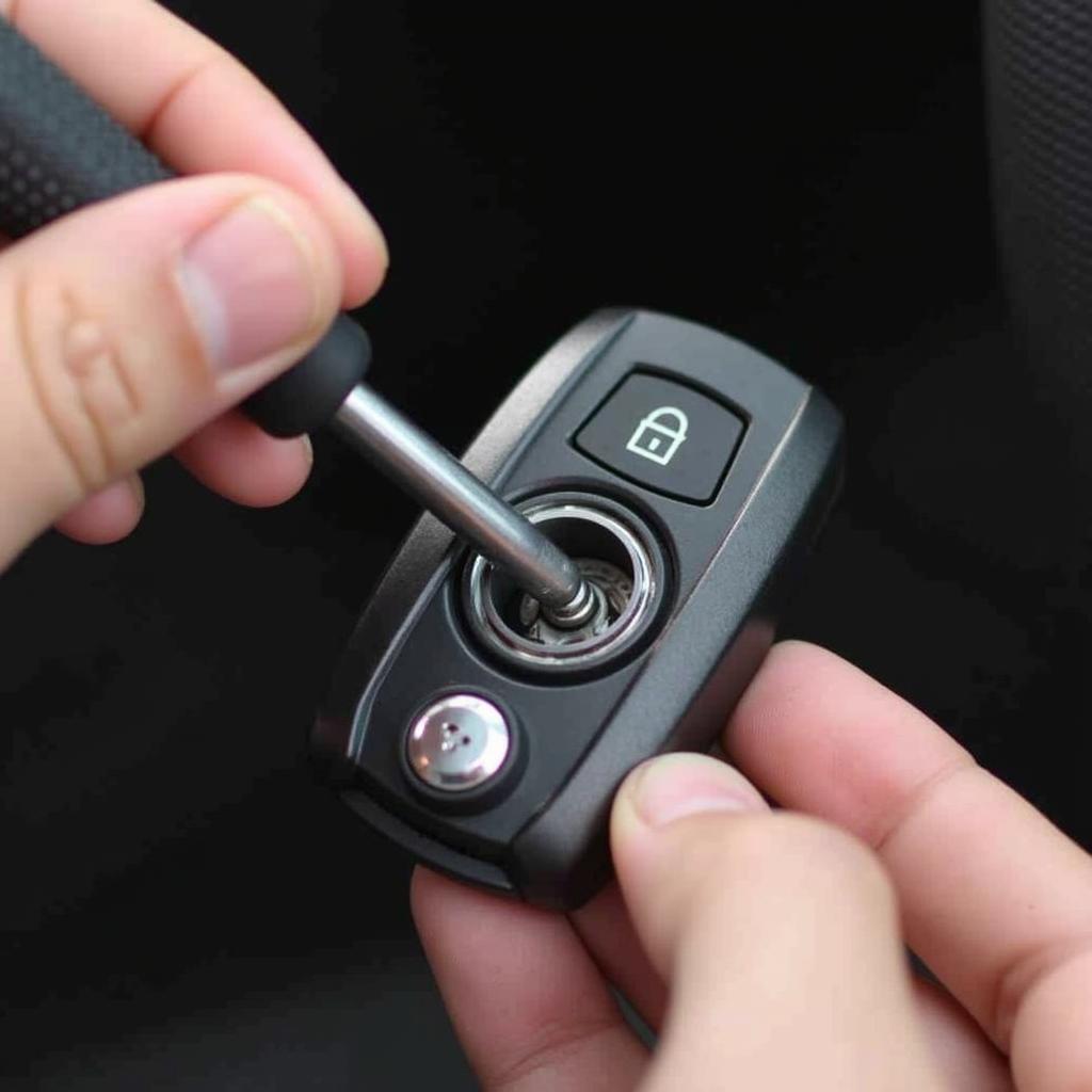 Replacing the Cadillac SRX key fob battery