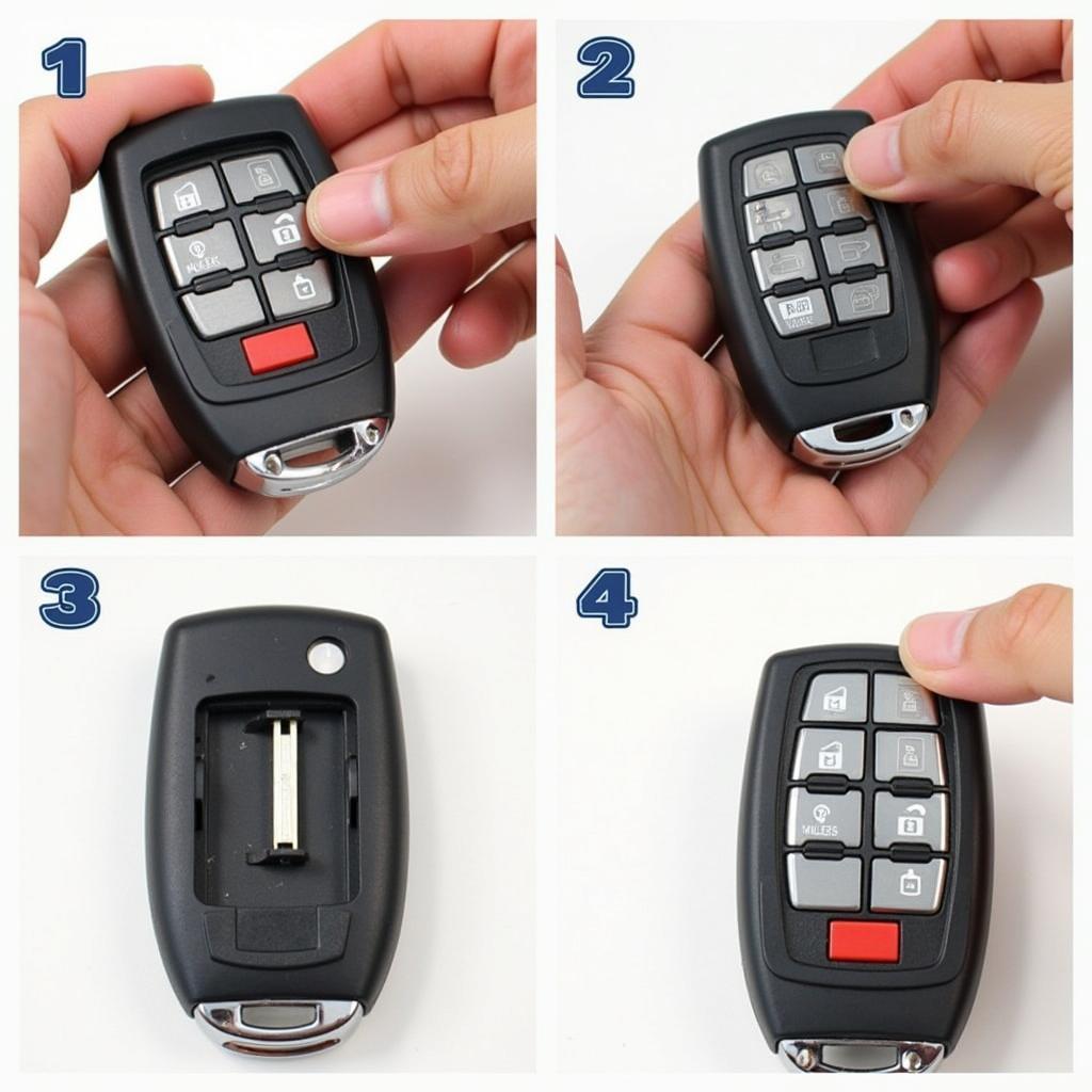 Replacing the battery in a Cadillac SRX key fob