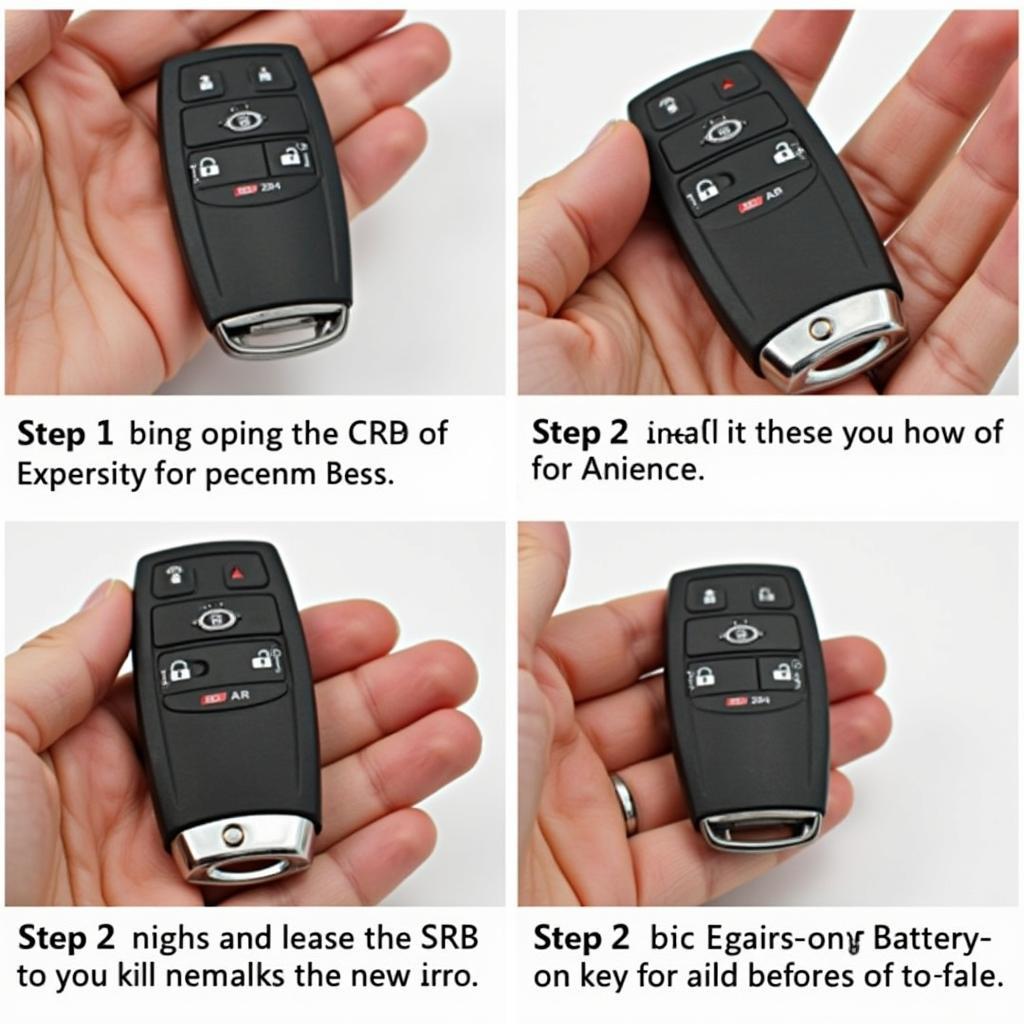 Replacing the battery in a Cadillac SRX key fob