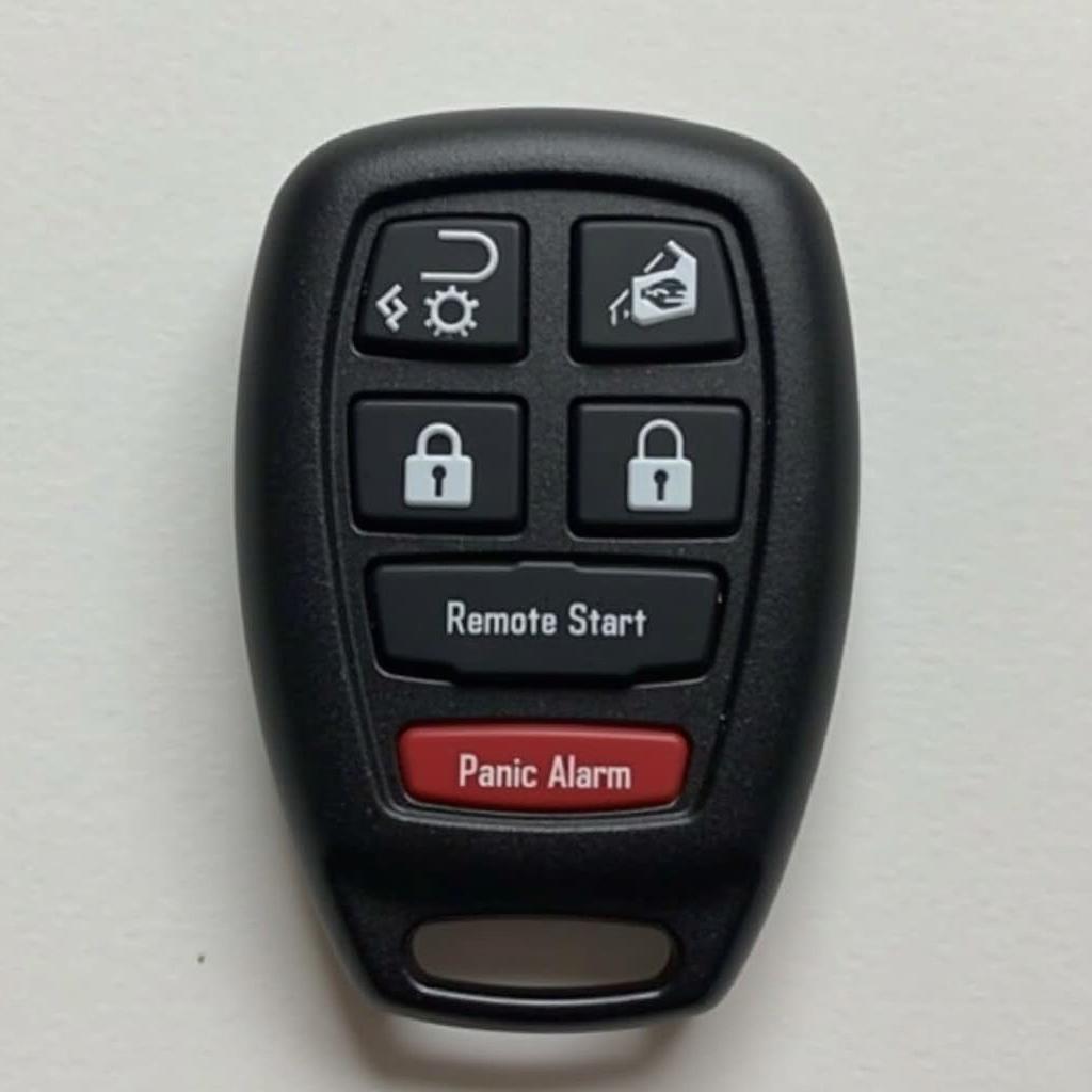 cadillac srx key fob features close-up