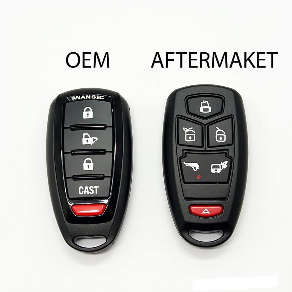 Cadillac SRX Key Fob Types