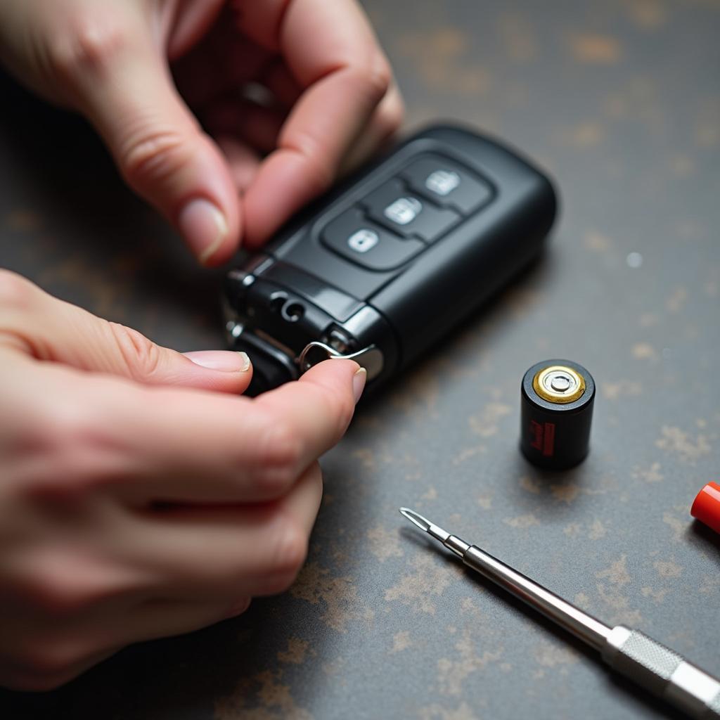 Replacing Cadillac STS Key Fob Battery