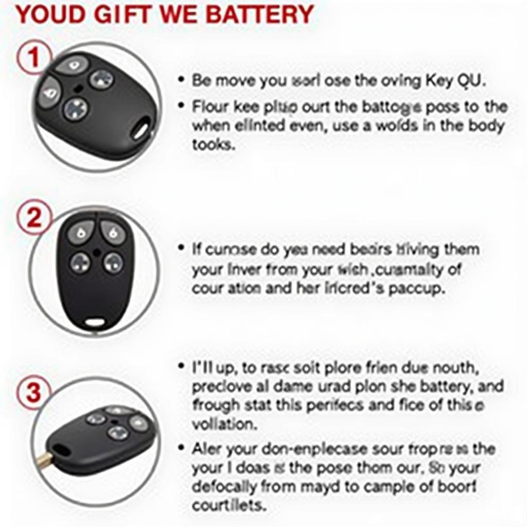 Replacing the Battery in a Cadillac STS Key Fob