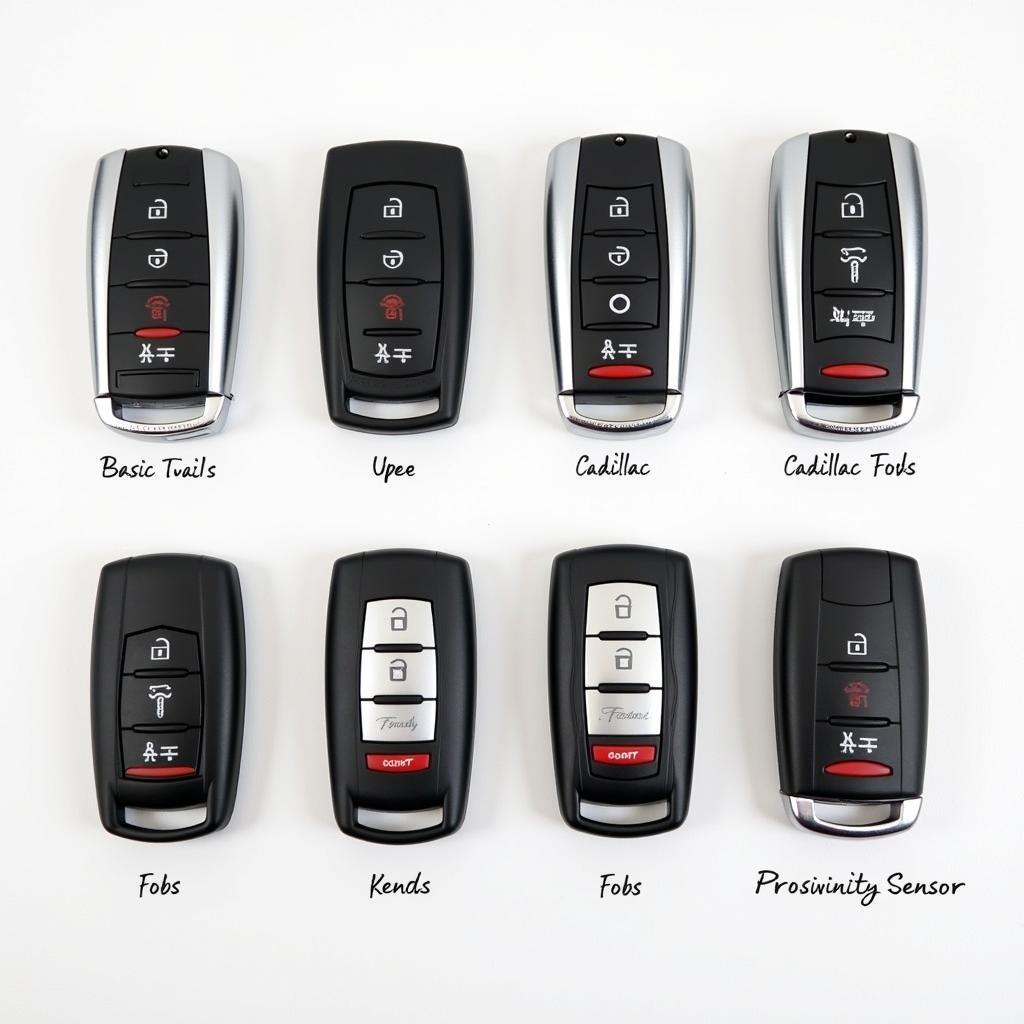 Cadillac STS key fob replacement options