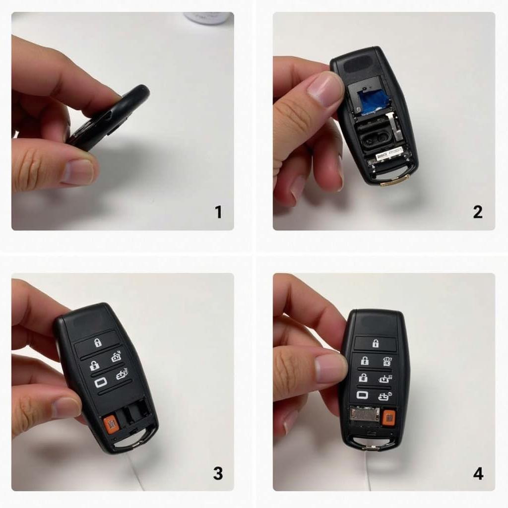 cadillac xt5 key fob battery replacement steps