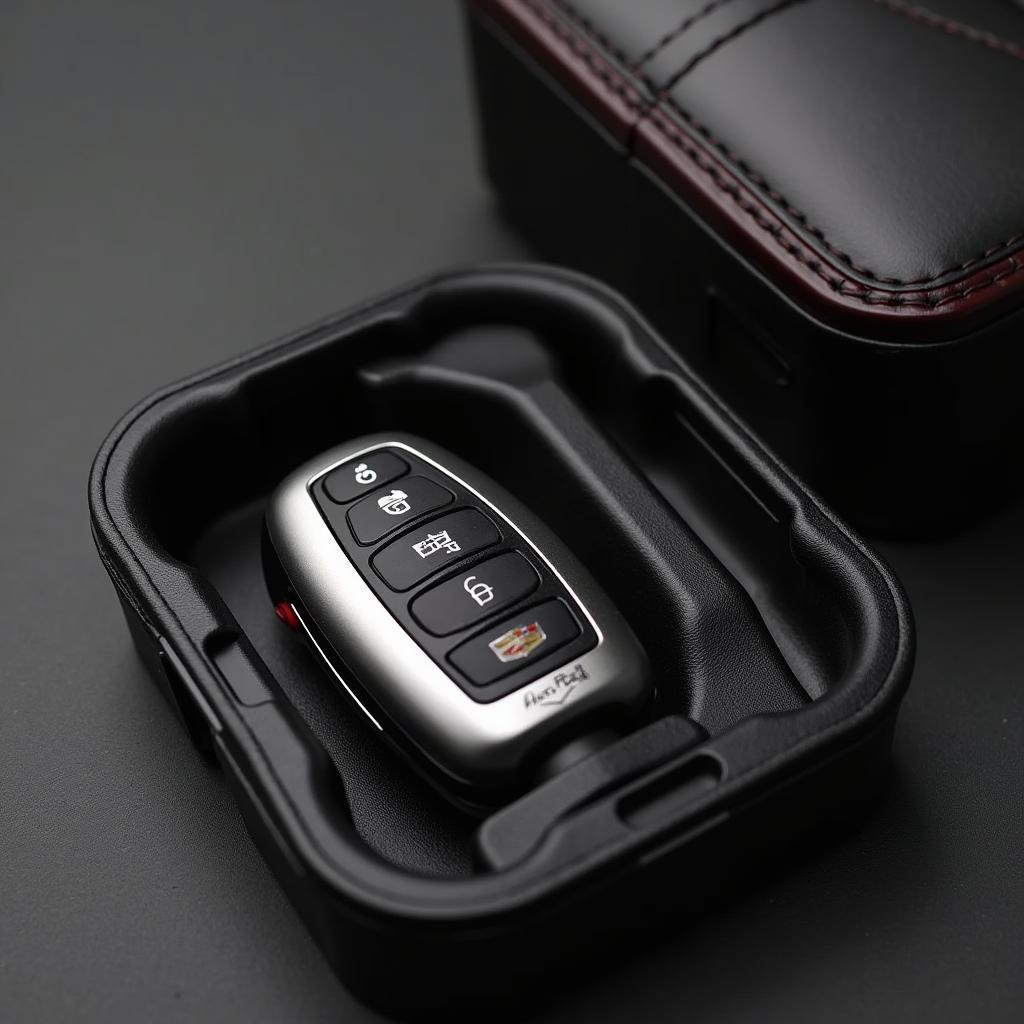 Cadillac XT5 Key Fob in a Protective Case