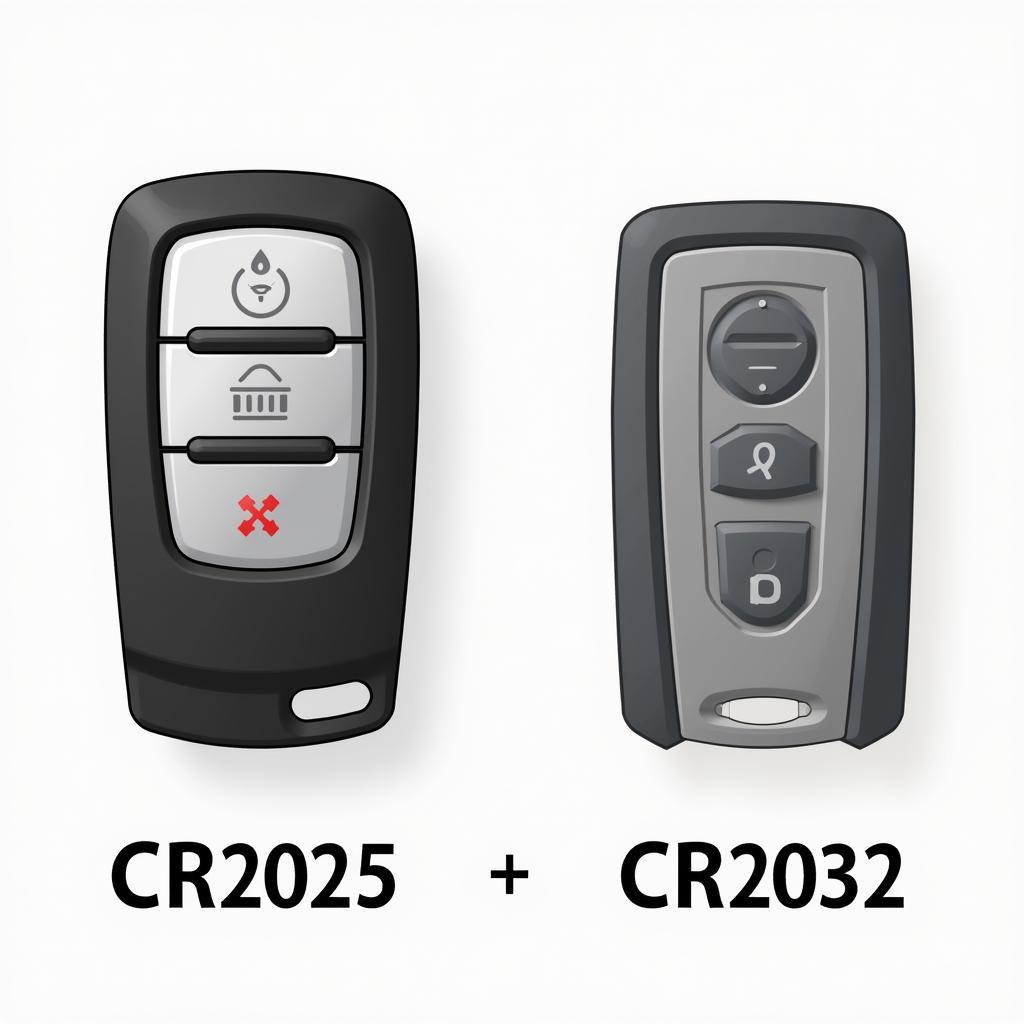 Car Key Fob Battery Sizes