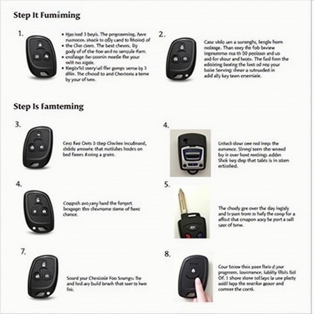 Chevrolet Key Fob Programming Steps