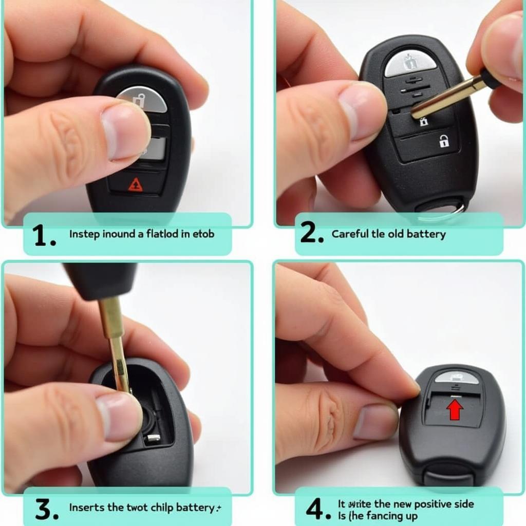 Chevy Cruze Key Fob Battery Replacement Steps