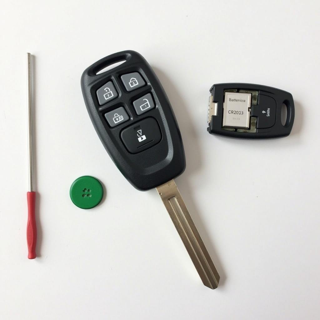 Chevy Cruze Key Fob Battery Replacement Tools