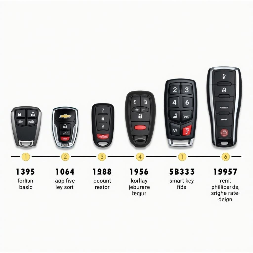 Evolution of Chevy Key Fobs