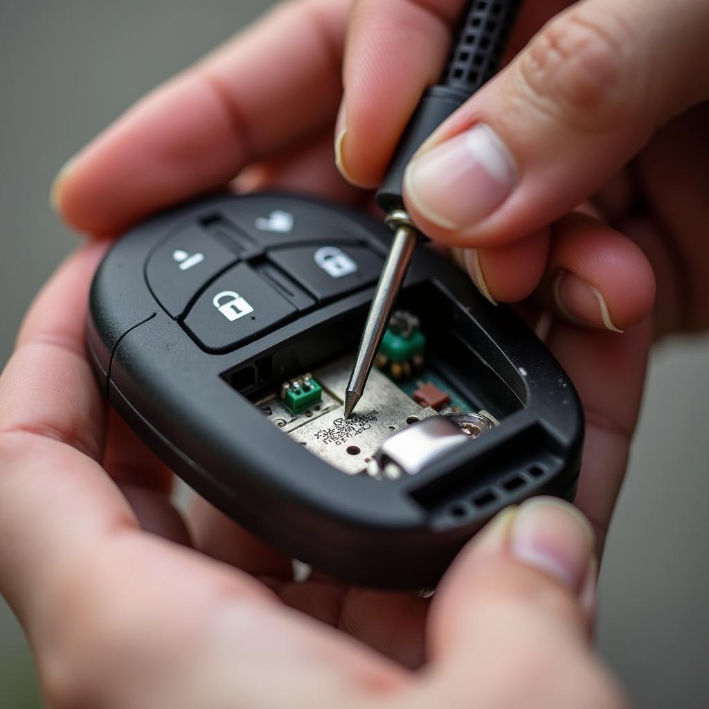 Opening a Chevy Malibu Key Fob