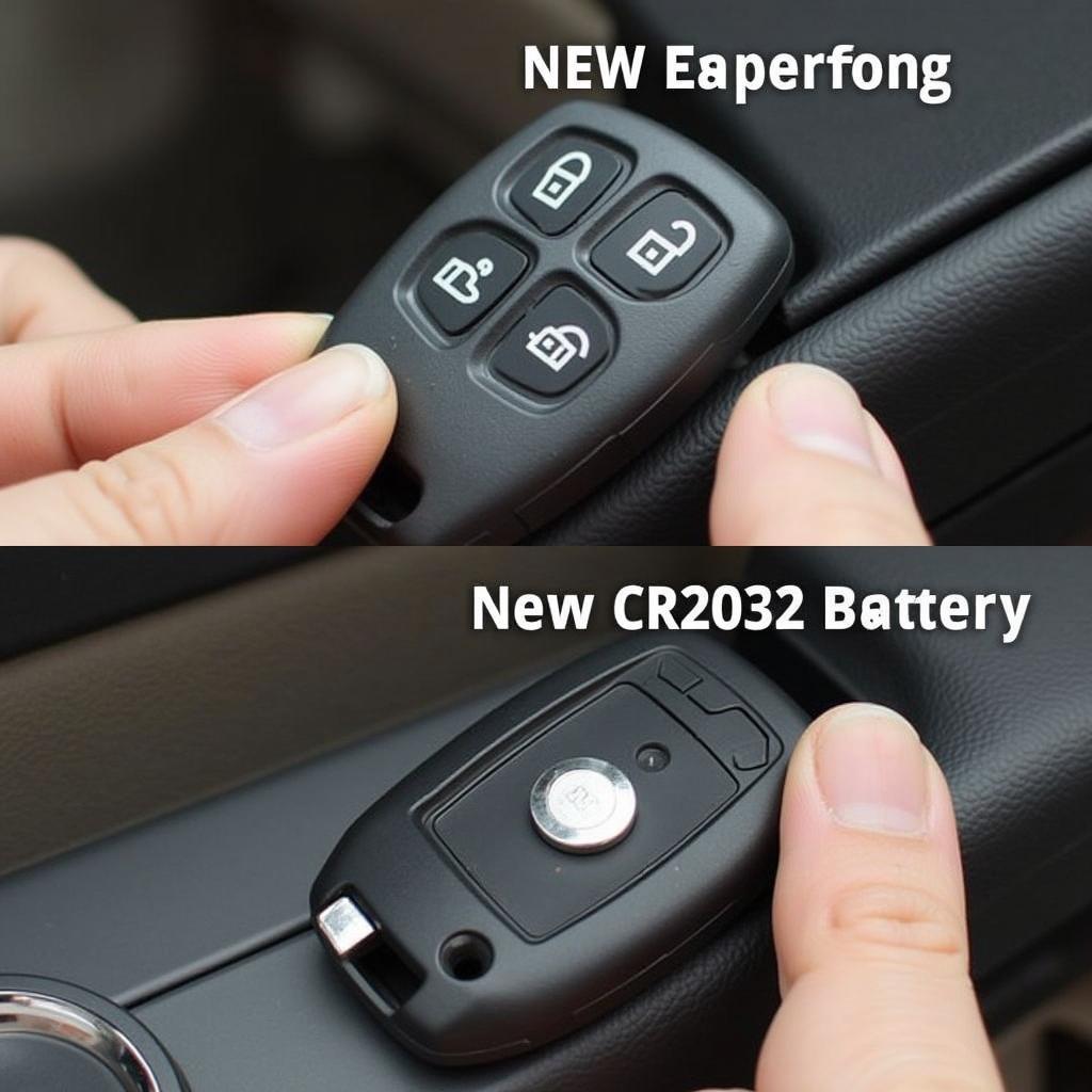 Replacing the battery in a Chevy Silverado key fob