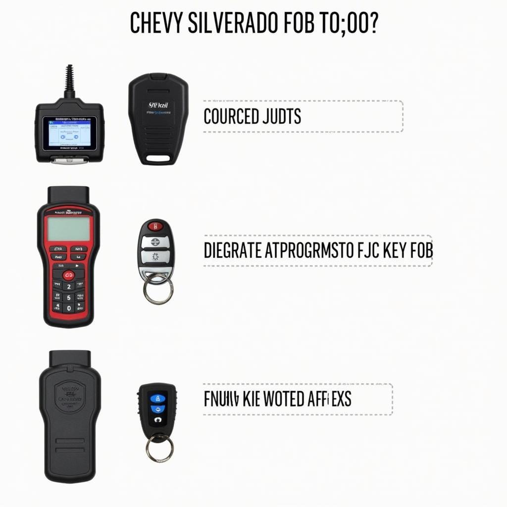 Chevy Silverado Key Fob Programming Tools