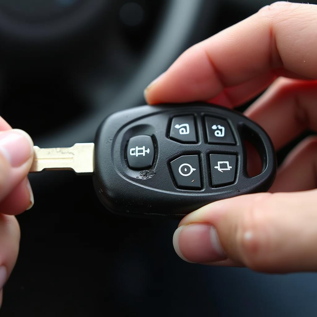 Inspecting a Chrysler 200 Key Fob