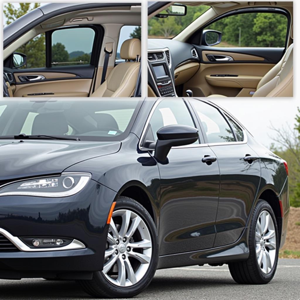 Chrysler 200 with Windows Rolled Down