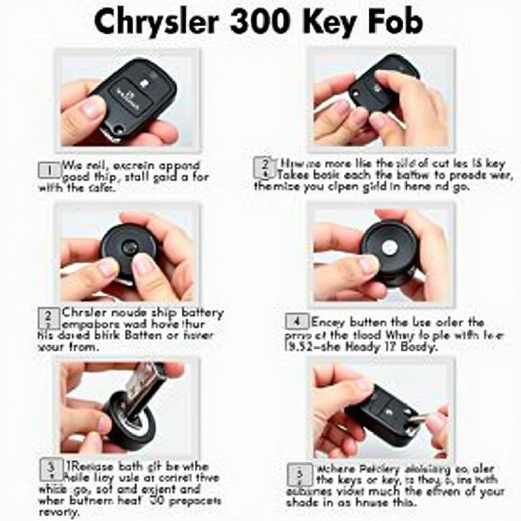 Chrysler 300 Key Fob Battery Replacement Steps