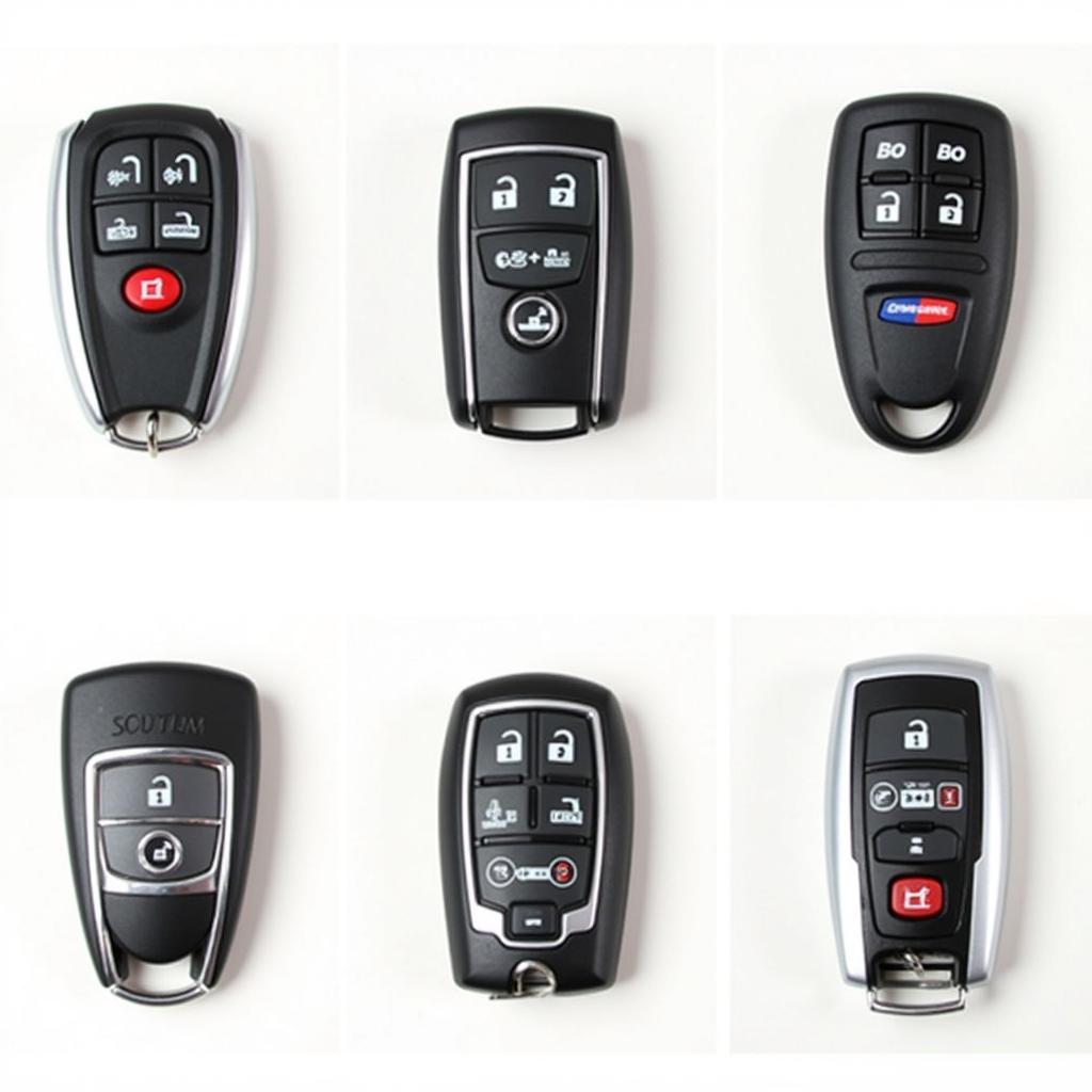 Chrysler Crossfire Key Fob Types