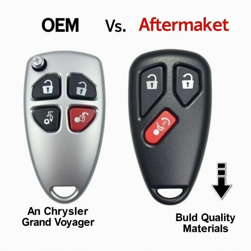 Chrysler Grand Voyager Key Fob Replacement