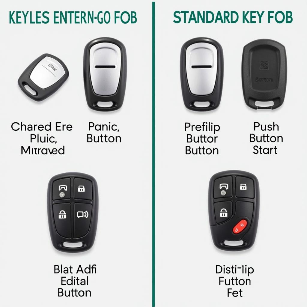 Chrysler Pacifica key fob types