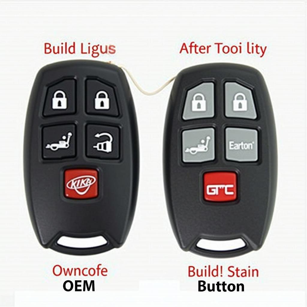 Comparing OEM and Aftermarket GMC Envoy Denali Key Fobs