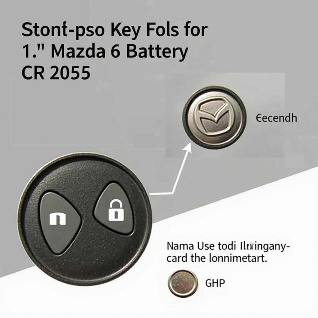 A CR2025 battery