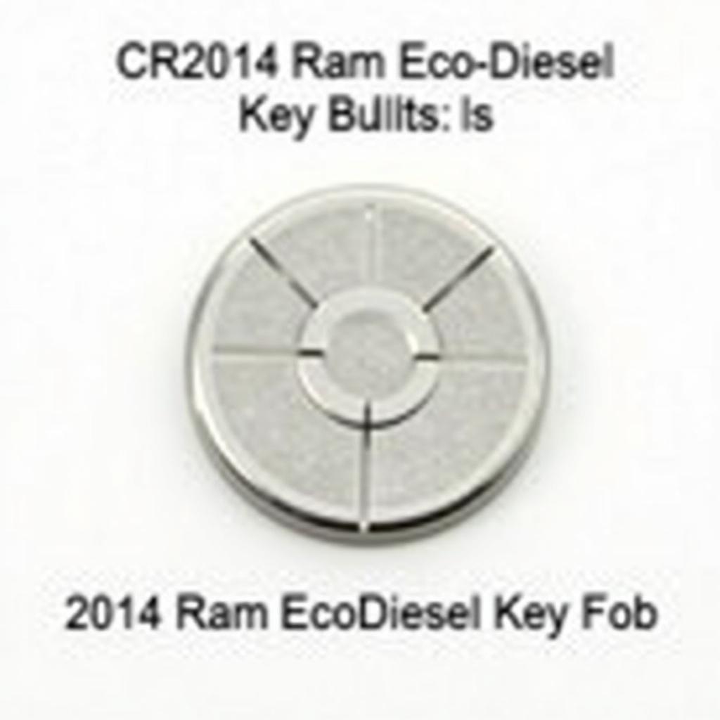 CR2032 battery for 2014 Ram EcoDiesel key fob