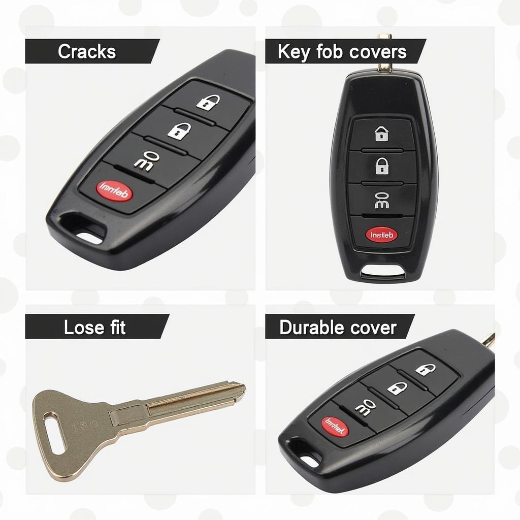 Damaged Honda Civic Key Fob Cover