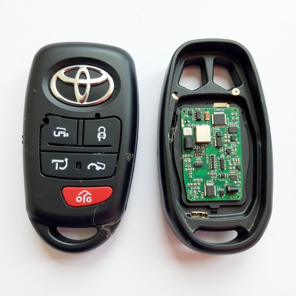 Broken Toyota Corolla Key Fob