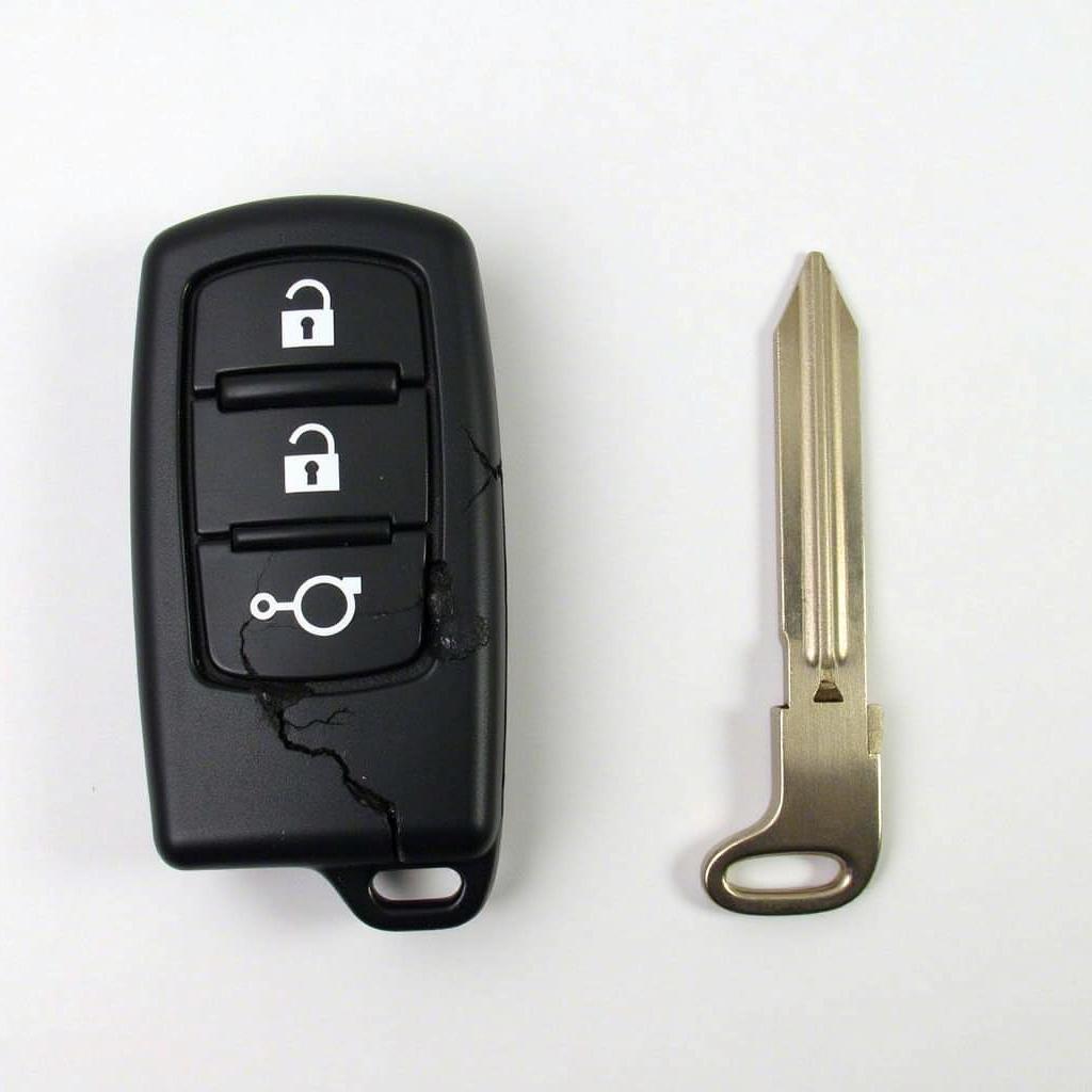 Damaged Volvo Key Fob