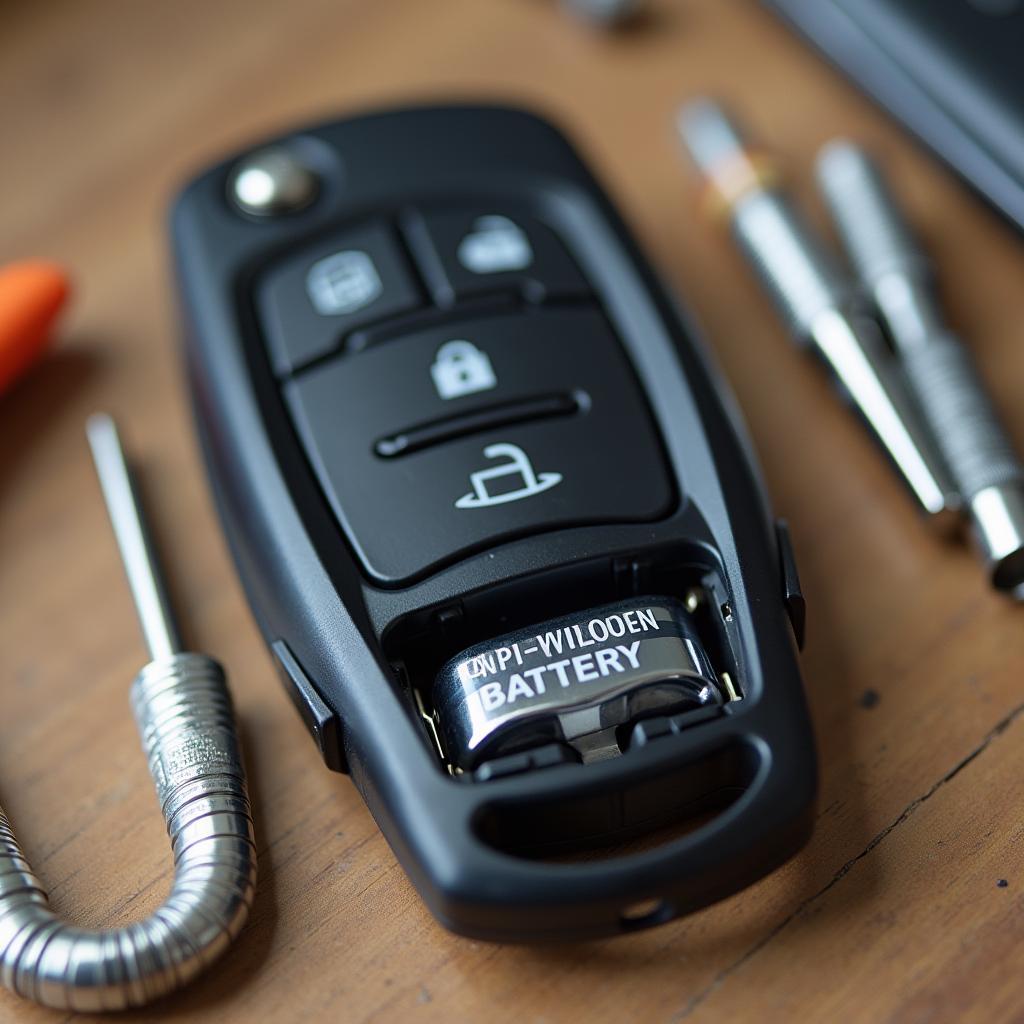 Volvo Key Fob With Dead Battery