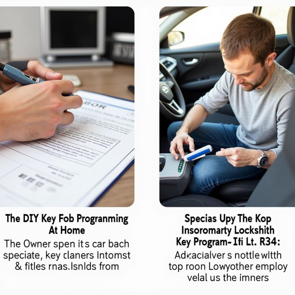 DIY vs. Professional Key Fob Programming