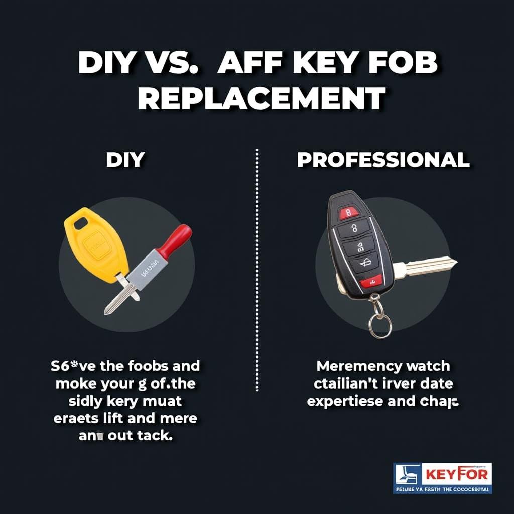 DIY vs. Professional Key Fob Replacement: Comparing Costs and Expertise