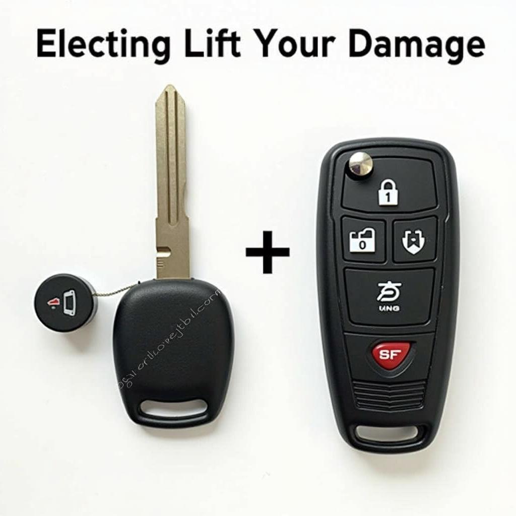 Damaged Key Fob