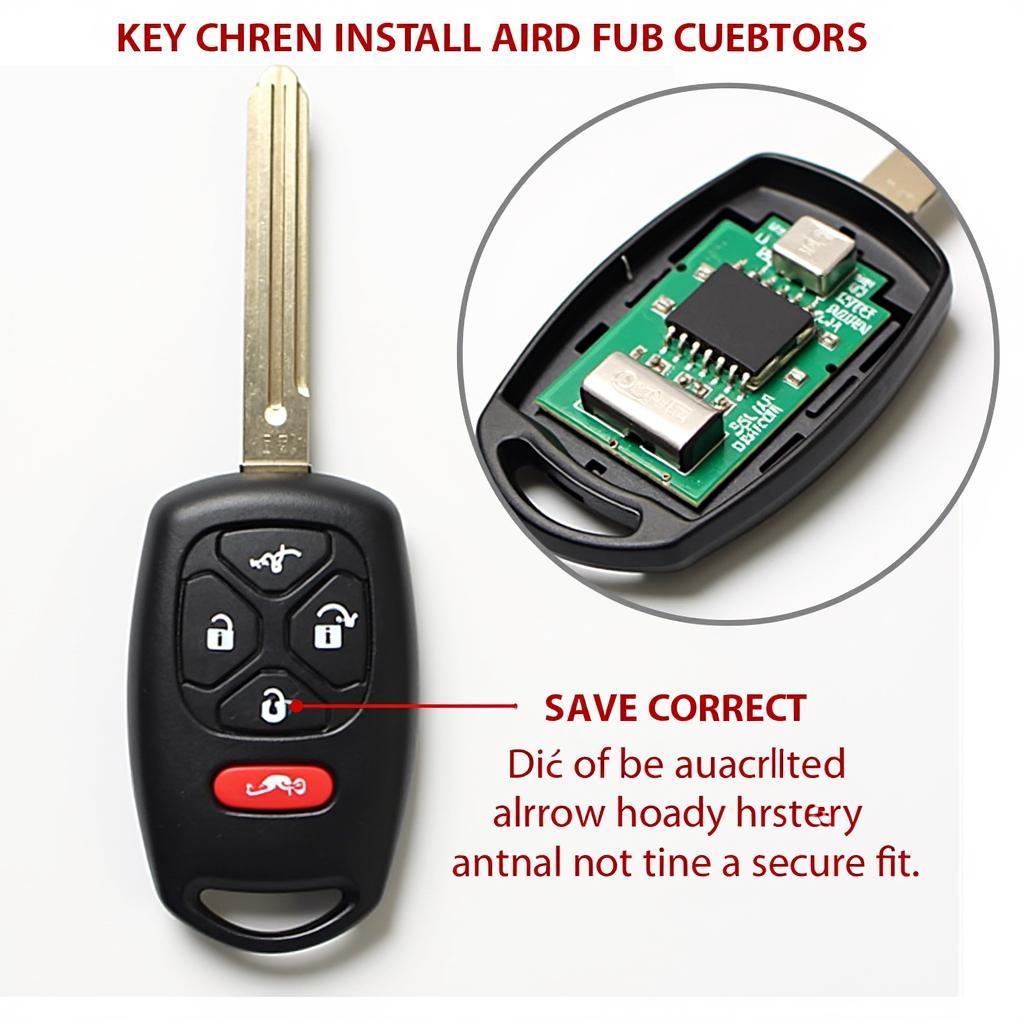 Ford 4 Button Key Fob Case Installation