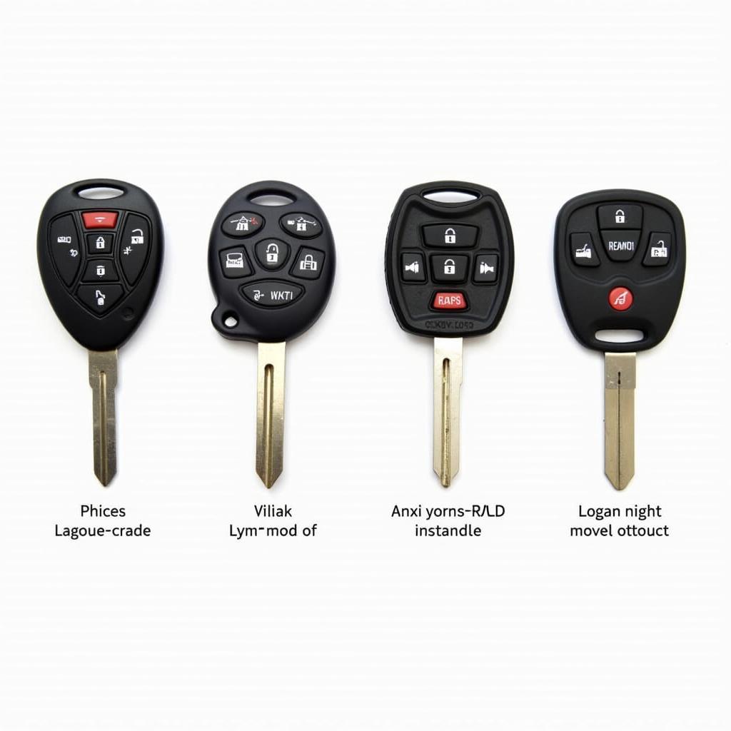 Ford Escape Key Fob Types