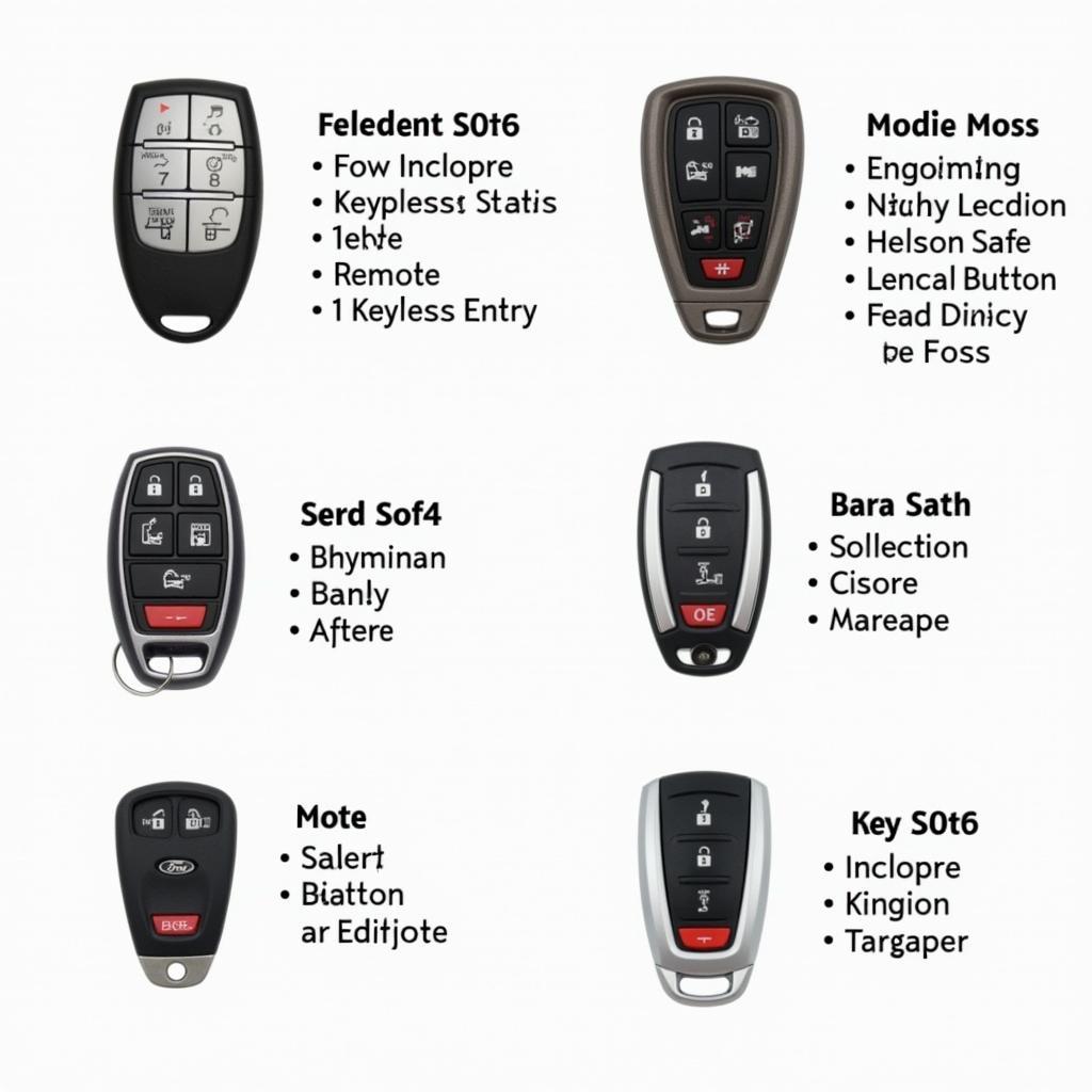 Ford Escape Key Fob Types: Identifying Different Models and Their Features