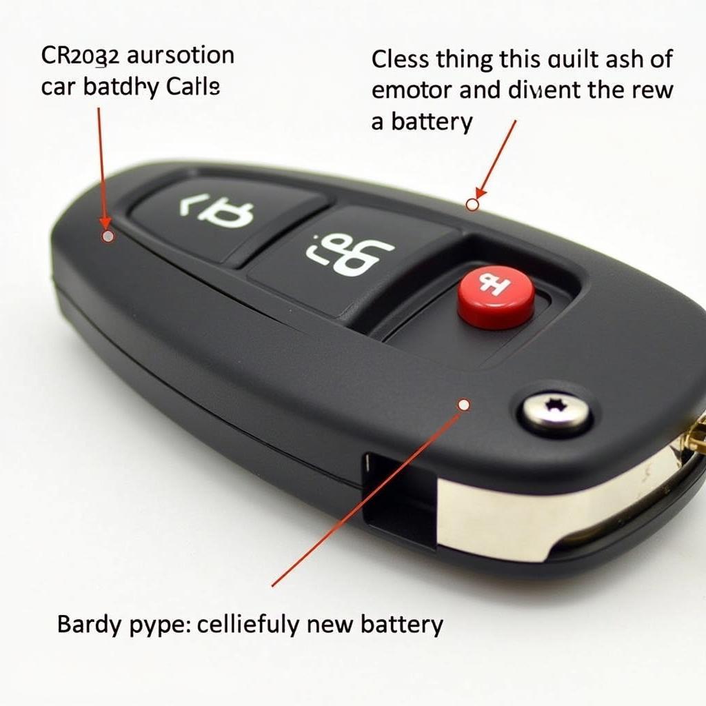 Ford Fiesta Key Fob Battery Location