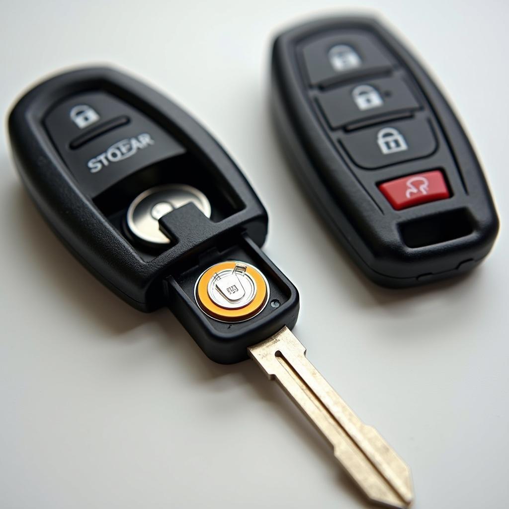 Ford Focus key fob with battery