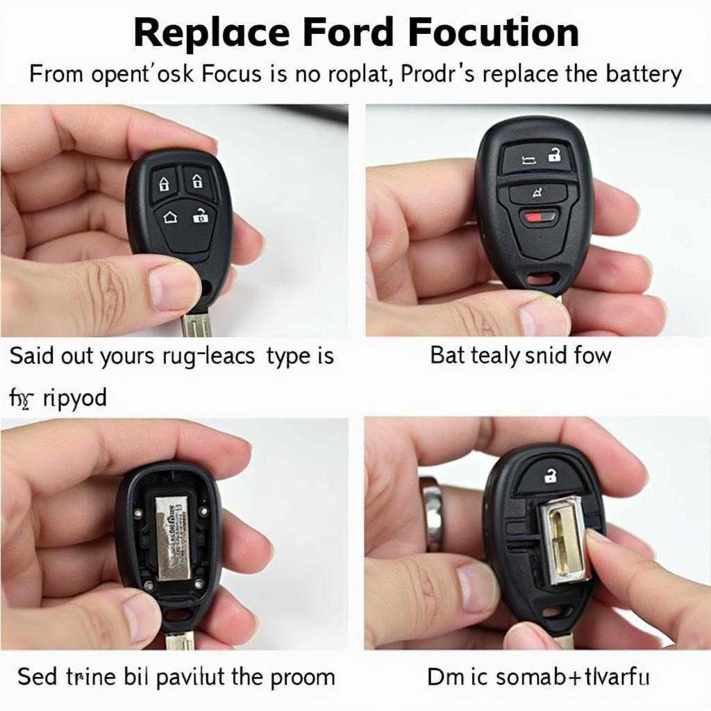 Replacing the Battery in a Ford Focus Key Fob