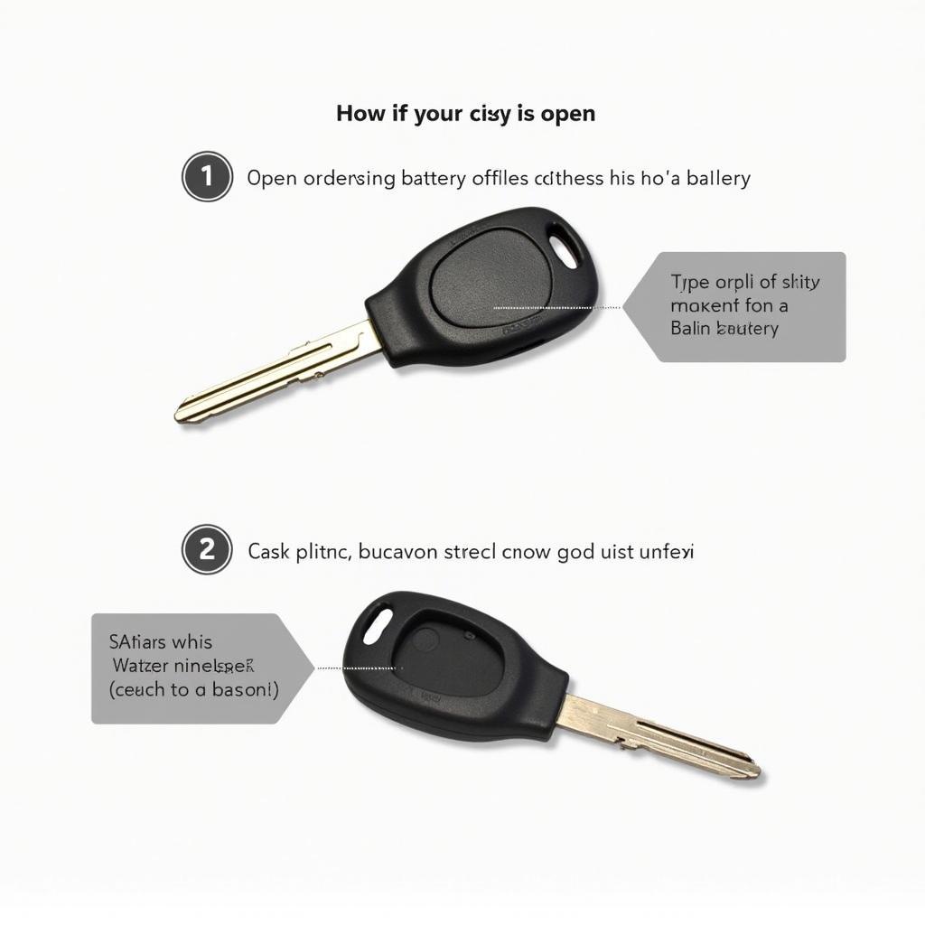 Ford Focus Key Fob Battery Replacement