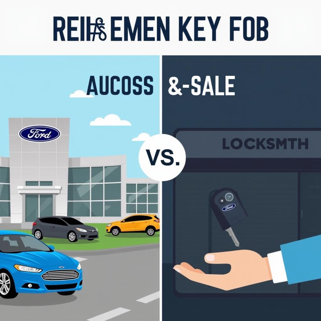 Key fob replacement options for a Ford Fusion