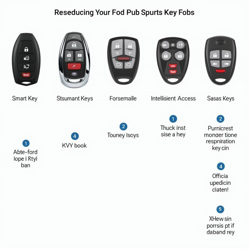 Different Types of Ford Fusion Key Fobs