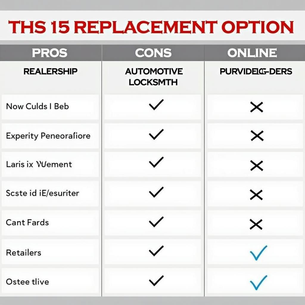 Ford Fusion Titanium Key Fob Replacement Options