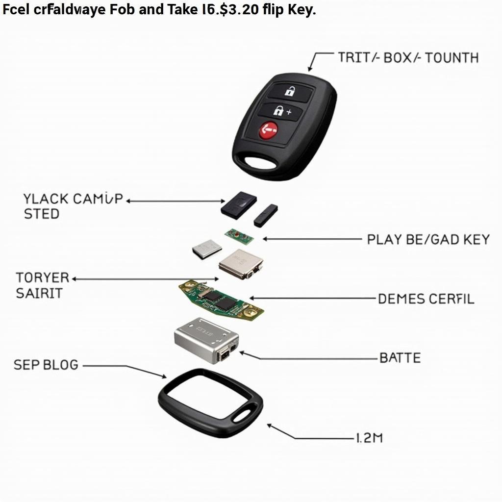 Ford Key Fob Flip Key Parts