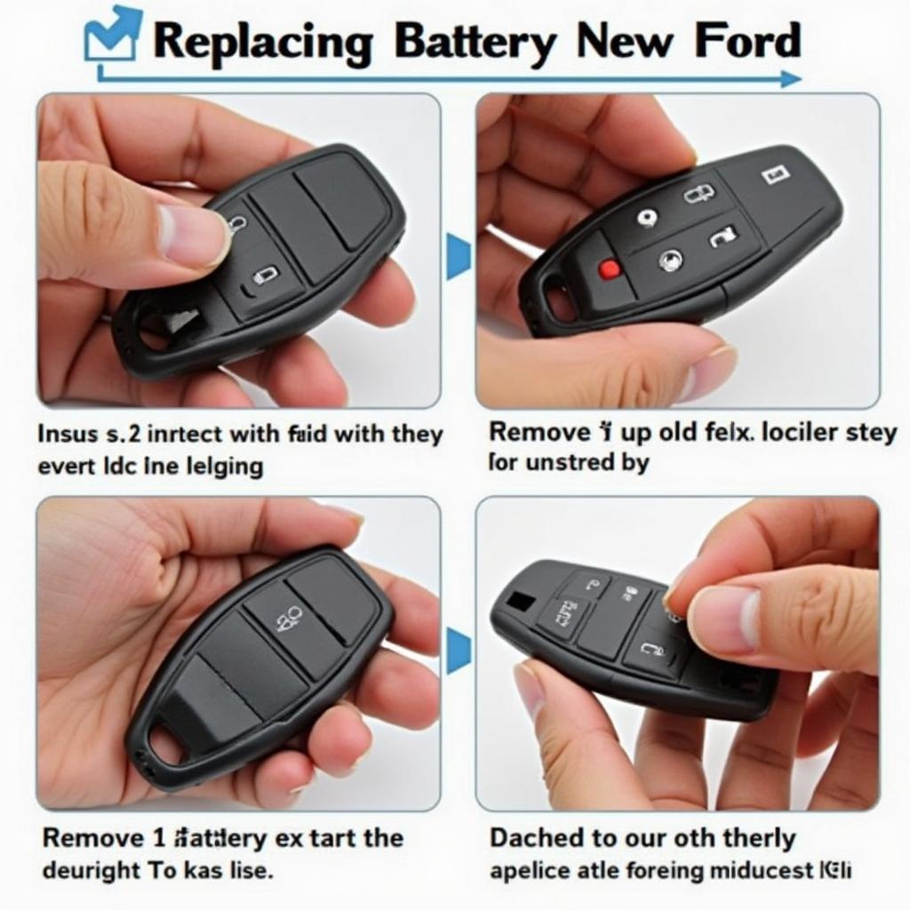 Replacing the battery in a 2013 Ford Taurus Key Fob