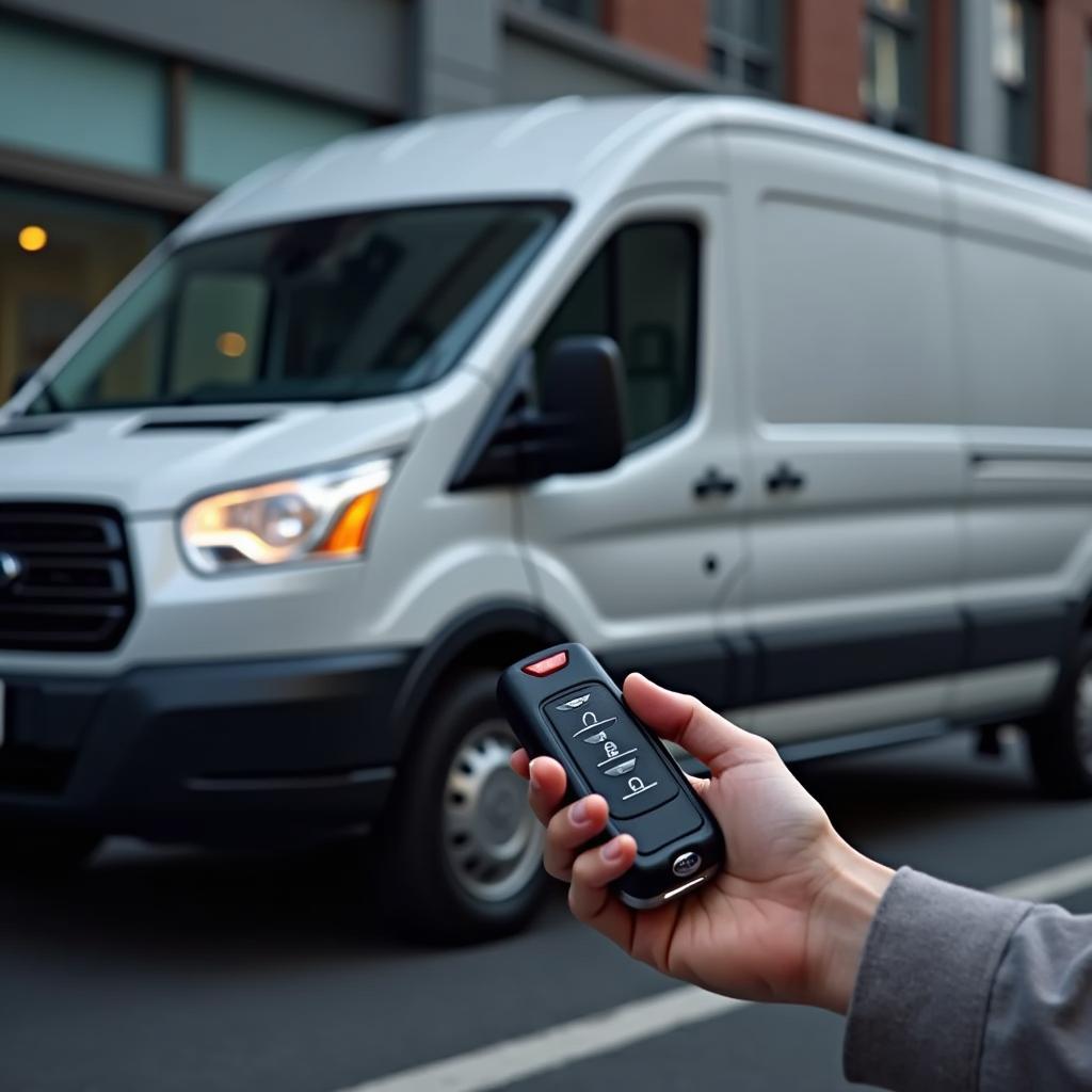 Ford Transit Blue Key Fob Low Battery Signs