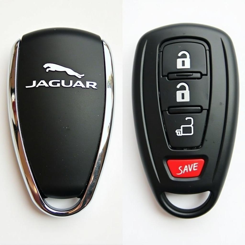 Genuine vs. Counterfeit Jaguar XJ Key Fob